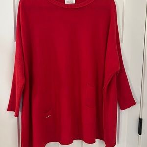 Mer Sea Catalina Red Sweater worn one time!  one size. Wear anywhere